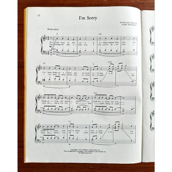 John Denver Easy Piano Songbook Greatest Hits 25 Songs - Picture 2 of 3